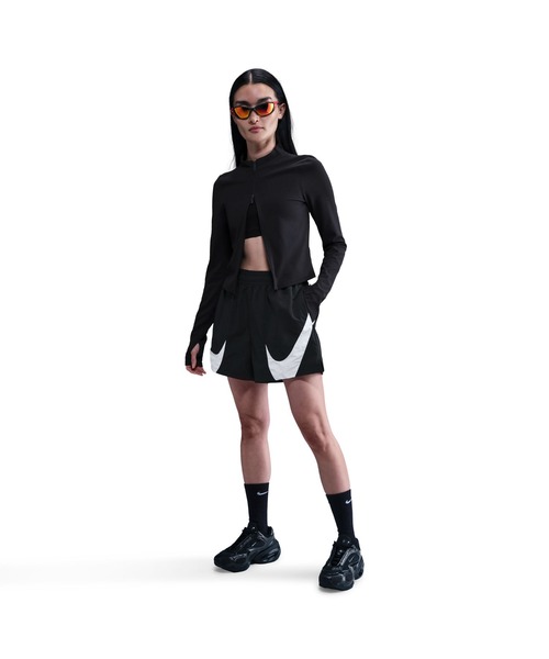 NIKE（ナイキ）の「NIKE/ナイキ W NSW LOGO MR SHORT（その他パンツ・レディース・ブラック/パープル・L/S/M/XL/XS）」の4枚目の写真