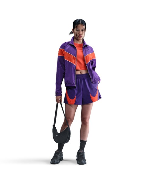 NIKE（ナイキ）の「NIKE/ナイキ W NSW LOGO MR SHORT（その他パンツ・レディース・ブラック/パープル・L/S/M/XL/XS）」の8枚目の写真