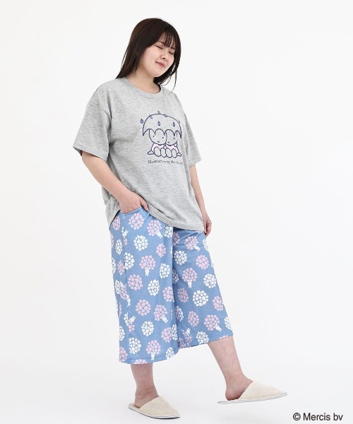 Miffy》ひんやり接触冷感 ミッフィー 半袖 ルームウェア パジャマ 天竺