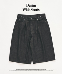 417 EDIFICE | デニムワイドショーツ(デニムパンツ)