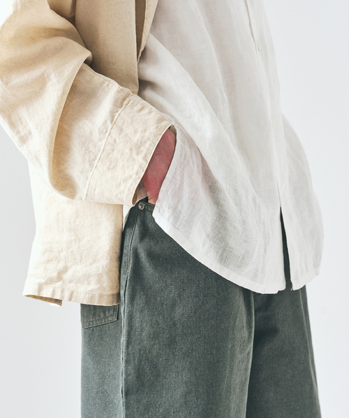 417 EDIFICE（フォーワンセブンエディフィス）の「デニムワイドショーツ（デニムパンツ・メンズ・チャコールグレー/ネイビー/レンガ/ブラック・LARGE/MEDIUM）」の15枚目の写真