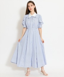 WILLSELECTION（ウィルセレクション）の「ラッフルパフスリーブシャツワンピース（ワンピース）」