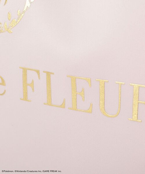 Maison de FLEUR（メゾンドフルール）の「ポケモン ダブルリボントート（トートバッグ・レディース・ブラック/ピンク・FREE）」の8枚目の写真