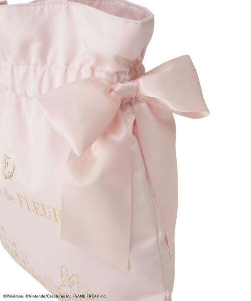 Maison de FLEUR（メゾンドフルール）の「ポケモン ダブルリボントート（トートバッグ・レディース・ブラック/ピンク・FREE）」の7枚目の写真