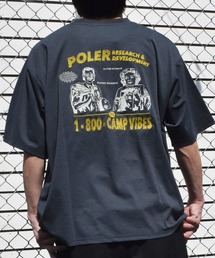 POLeR（ポーラー）の「【ムラサキスポーツ限定】POLER ポーラー 半袖 Tシャツ 水陸両用 RND EMB DRY SURF TEE 269MCV0038（Tシャツ/カットソー）」