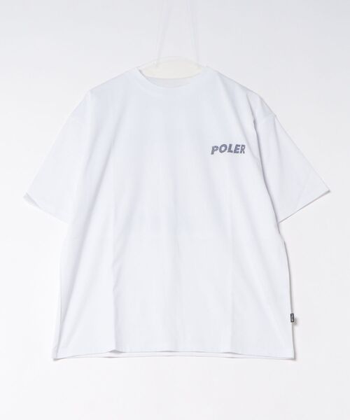 POLeR(ポーラー)の「【ムラサキスポーツ限定】POLER/ポーラー 半袖 Tシャツ 水陸両用 RND EMB DRY SURF TEE 269MCV0038(Tシャツ/カットソー・メンズ・ブラック/ホワイト/チャコール・M/XL/L)」の11枚目の写真