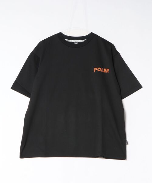 POLeR(ポーラー)の「【ムラサキスポーツ限定】POLER/ポーラー 半袖 Tシャツ 水陸両用 RND EMB DRY SURF TEE 269MCV0038(Tシャツ/カットソー・メンズ・ブラック/ホワイト/チャコール・M/XL/L)」の18枚目の写真