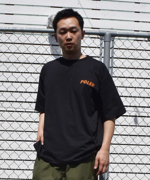 POLeR(ポーラー)の「【ムラサキスポーツ限定】POLER/ポーラー 半袖 Tシャツ 水陸両用 RND EMB DRY SURF TEE 269MCV0038(Tシャツ/カットソー・メンズ・ブラック/ホワイト/チャコール・M/XL/L)」の12枚目の写真