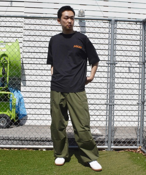 POLeR(ポーラー)の「【ムラサキスポーツ限定】POLER/ポーラー 半袖 Tシャツ 水陸両用 RND EMB DRY SURF TEE 269MCV0038(Tシャツ/カットソー・メンズ・ブラック/ホワイト/チャコール・M/XL/L)」の14枚目の写真