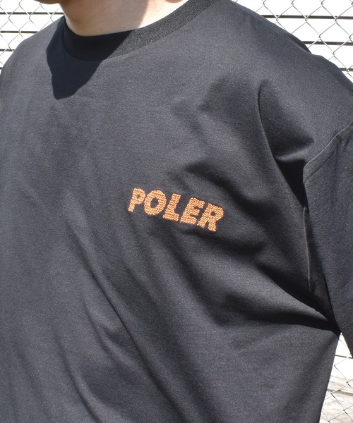 POLeR(ポーラー)の「【ムラサキスポーツ限定】POLER/ポーラー 半袖 Tシャツ 水陸両用 RND EMB DRY SURF TEE 269MCV0038(Tシャツ/カットソー・メンズ・ブラック/ホワイト/チャコール・M/XL/L)」の16枚目の写真