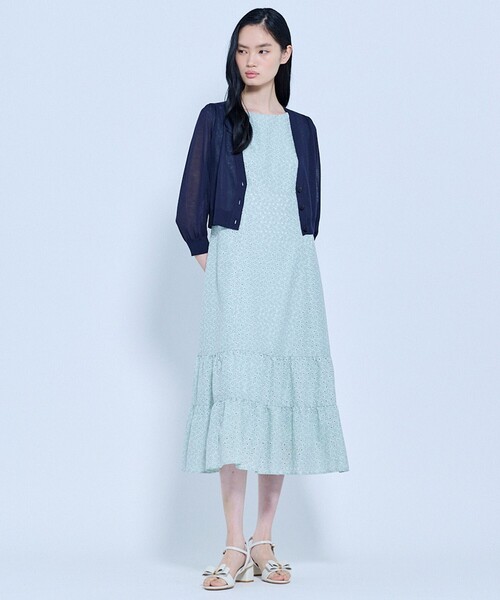 TOCCA(トッカ)の「STARRY SKY ドレス(ワンピース・レディース・サックスブルー系7/ライトグリーン系7/ブラック系7・0/2/4/6)」の7枚目の写真