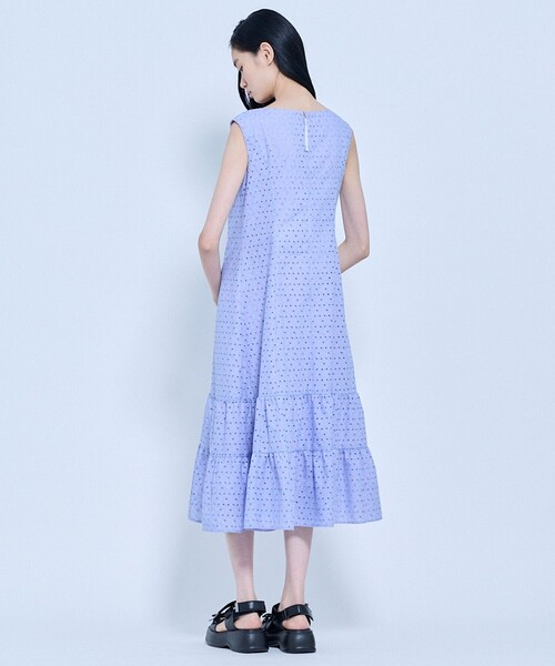 TOCCA(トッカ)の「STARRY SKY ドレス(ワンピース・レディース・サックスブルー系7/ライトグリーン系7/ブラック系7・0/2/4/6)」の11枚目の写真