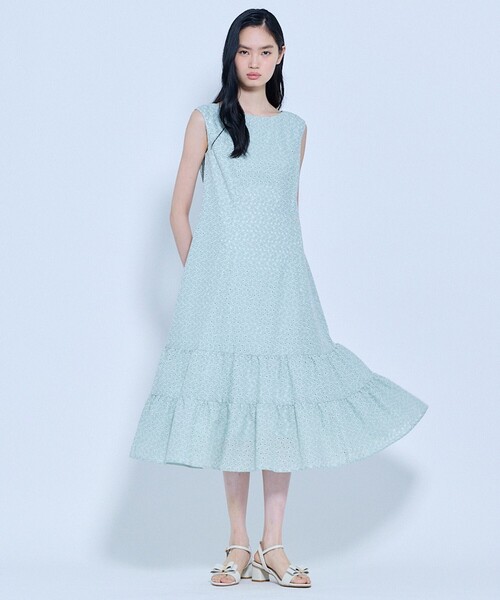 TOCCA(トッカ)の「STARRY SKY ドレス(ワンピース・レディース・サックスブルー系7/ライトグリーン系7/ブラック系7・0/2/4/6)」の12枚目の写真