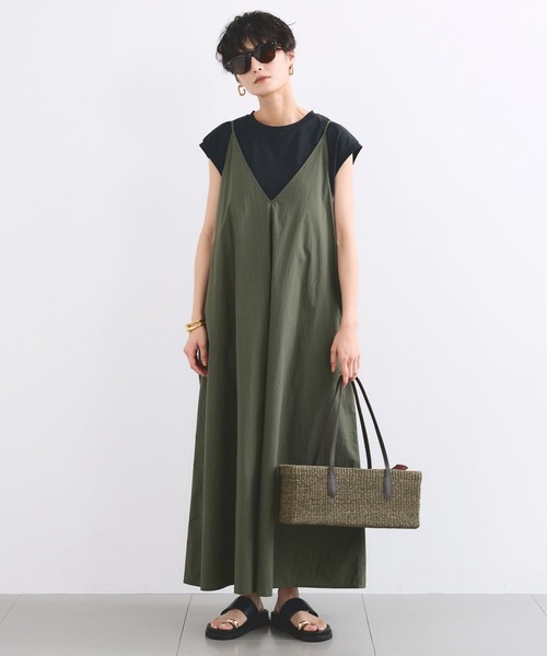 BARNYARDSTORM（バンヤードストーム）の「BARNYARDSTORM / トラベルキャミワンピース【撥水 / JAPAN FABRIC】＜セットアップ対応＞（ワンピース・レディース・カーキ・FREE）」の16枚目の写真