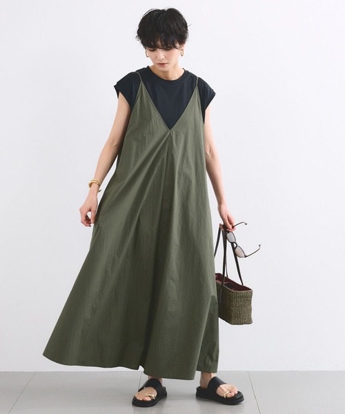 BARNYARDSTORM（バンヤードストーム）の「BARNYARDSTORM / トラベルキャミワンピース【撥水 / JAPAN FABRIC】＜セットアップ対応＞（ワンピース・レディース・カーキ・FREE）」の17枚目の写真