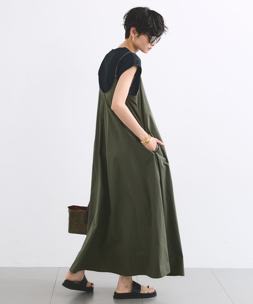 BARNYARDSTORM（バンヤードストーム）の「BARNYARDSTORM / トラベルキャミワンピース【撥水 / JAPAN FABRIC】＜セットアップ対応＞（ワンピース・レディース・カーキ・FREE）」の3枚目の写真