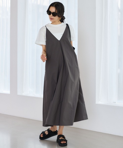 BARNYARDSTORM（バンヤードストーム）の「BARNYARDSTORM / トラベルキャミワンピース【撥水 / JAPAN FABRIC】＜セットアップ対応＞（ワンピース・レディース・カーキ・FREE）」の13枚目の写真