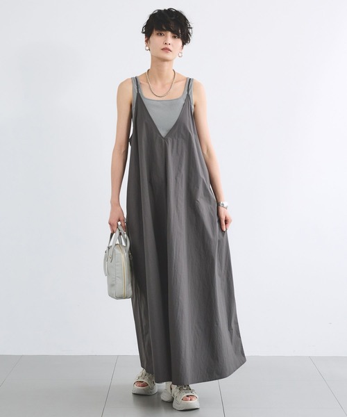 BARNYARDSTORM（バンヤードストーム）の「BARNYARDSTORM / トラベルキャミワンピース【撥水 / JAPAN FABRIC】＜セットアップ対応＞（ワンピース・レディース・カーキ・FREE）」の10枚目の写真