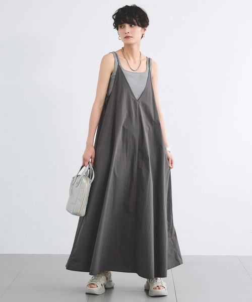 BARNYARDSTORM（バンヤードストーム）の「BARNYARDSTORM / トラベルキャミワンピース【撥水 / JAPAN FABRIC】＜セットアップ対応＞（ワンピース・レディース・カーキ・FREE）」の20枚目の写真