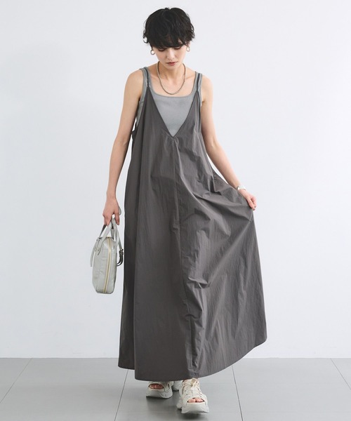 BARNYARDSTORM（バンヤードストーム）の「BARNYARDSTORM / トラベルキャミワンピース【撥水 / JAPAN FABRIC】＜セットアップ対応＞（ワンピース・レディース・カーキ・FREE）」の21枚目の写真