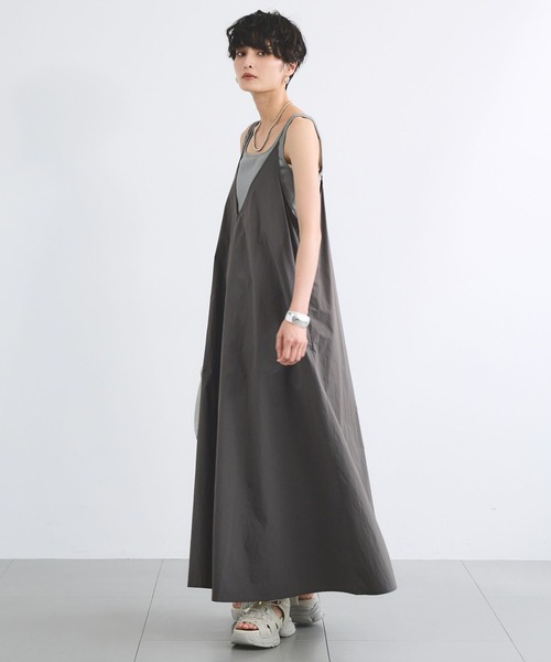 BARNYARDSTORM（バンヤードストーム）の「BARNYARDSTORM / トラベルキャミワンピース【撥水 / JAPAN FABRIC】＜セットアップ対応＞（ワンピース・レディース・カーキ・FREE）」の22枚目の写真