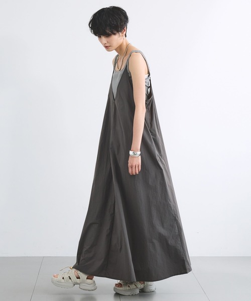 BARNYARDSTORM（バンヤードストーム）の「BARNYARDSTORM / トラベルキャミワンピース【撥水 / JAPAN FABRIC】＜セットアップ対応＞（ワンピース・レディース・カーキ・FREE）」の11枚目の写真