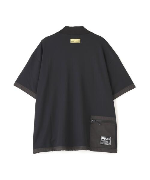 PING(ピン)の「【PING APPAREL】サンベール×クールフローカノコ半袖ハイネックシャツ <GOLD> (LADIES)(Tシャツ/カットソー・レディース・ブラック/ピンク/ホワイト・S/M/L/LL)」の19枚目の写真
