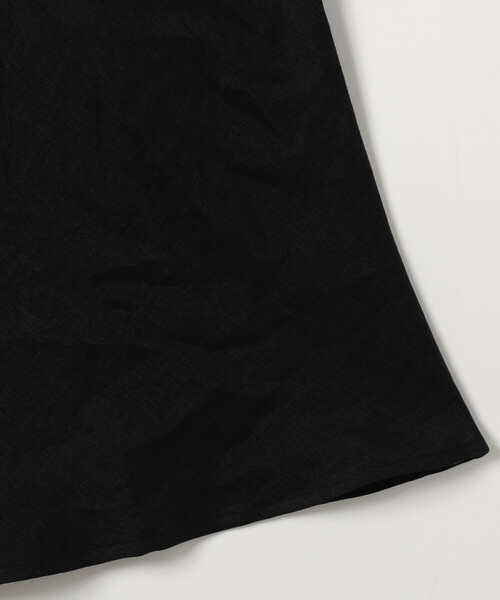 Firsthand（ファーストハンド）の「Baserange/ベースレンジ DYDINE SKIRT / シアーリネンスカート（スカート・レディース・ブラック・SMALL）」の7枚目の写真