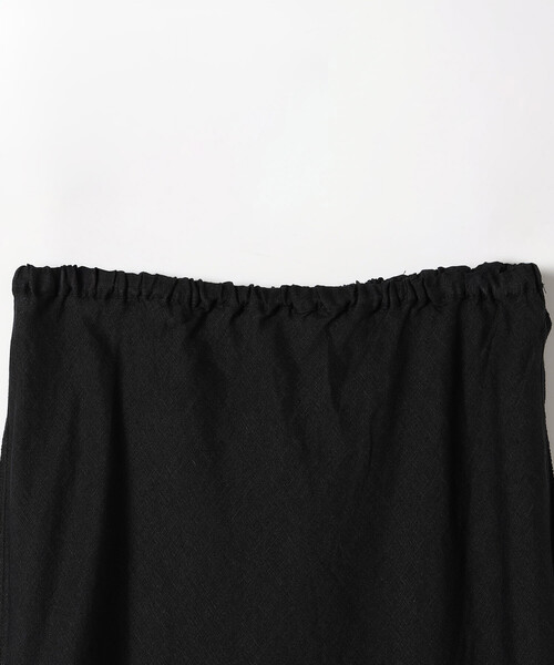Firsthand（ファーストハンド）の「Baserange/ベースレンジ DYDINE SKIRT / シアーリネンスカート（スカート・レディース・ブラック・SMALL）」の3枚目の写真