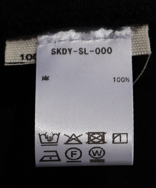 Firsthand（ファーストハンド）の「Baserange/ベースレンジ DYDINE SKIRT / シアーリネンスカート（スカート・レディース・ブラック・SMALL）」の4枚目の写真