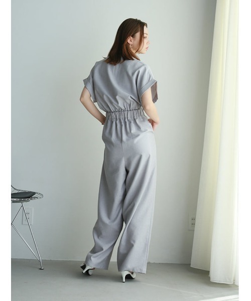 fifth(フィフス)の「【kannaセレクト】カシュクールオールインワン(つなぎ/オールインワン・レディース・ネイビー/グレー・XS/M)」の12枚目の写真