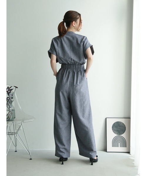 fifth(フィフス)の「【kannaセレクト】カシュクールオールインワン(つなぎ/オールインワン・レディース・ネイビー/グレー・XS/M)」の7枚目の写真