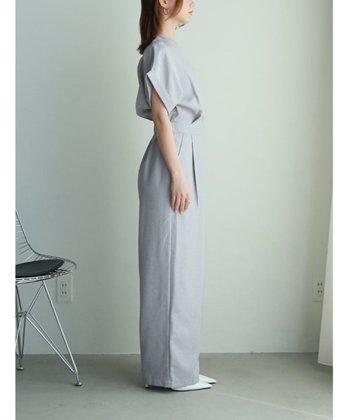 fifth(フィフス)の「【kannaセレクト】カシュクールオールインワン(つなぎ/オールインワン・レディース・ネイビー/グレー・XS/M)」の18枚目の写真