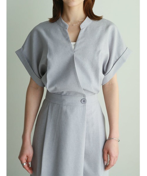 fifth(フィフス)の「【kannaセレクト】カシュクールオールインワン(つなぎ/オールインワン・レディース・ネイビー/グレー・XS/M)」の19枚目の写真