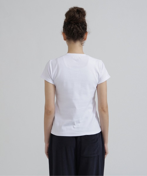 AVIREX(アヴィレックス)の「《AVIREX×HELLO KITTY》SHORT SLEEVE T-SHIRT(Tシャツ/カットソー・レディース・オフホワイト/ブラック・S/M)」の8枚目の写真