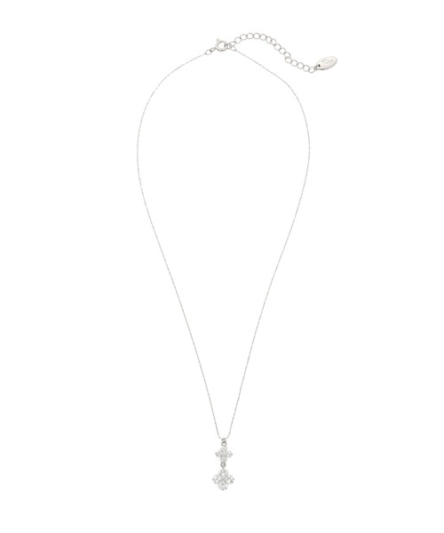 JILL by JILL STUART(ジルバイジルスチュアート)の「Cubicダブルクローバーネックレス(ネックレス・レディース・ゴールド/シルバー・FREE)」の18枚目の写真