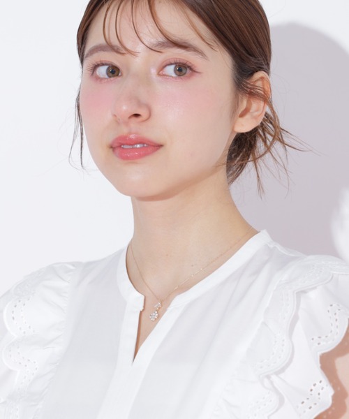 Cubicダブルクローバーネックレス（ネックレス）｜JILL by JILL STUART
