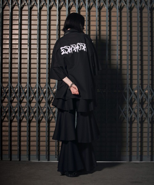 ERAR（エラー）の「【ERAR】スプレーライクプリントオーバーサイズシャツ（シャツ/ブラウス・メンズ・ホワイト系1/ブラック系1/ブラック系2・S/M/L/XL）」の20枚目の写真