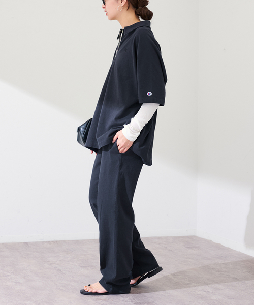 ≪追加≫CHAMPION/チャンピオン 別注JERSEY HALF ZIP TEE 2（Tシャツ