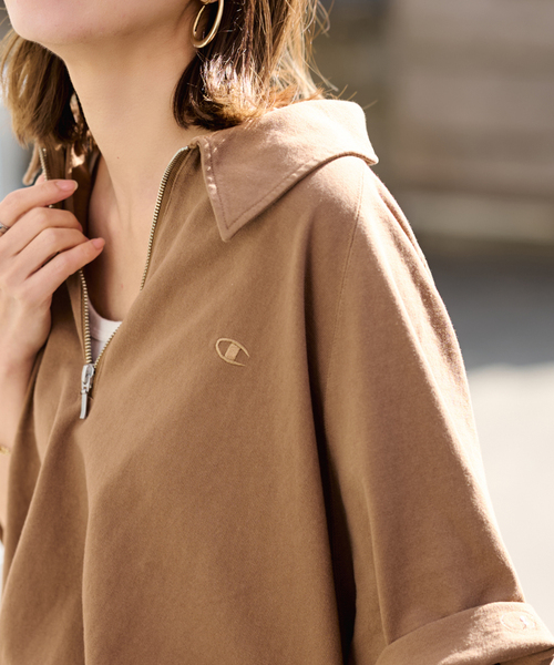 ≪追加≫CHAMPION/チャンピオン 別注JERSEY HALF ZIP TEE 2（Tシャツ