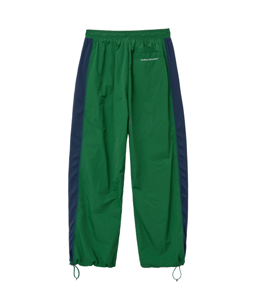 PHYPS MOTORCYCLE(フィップスモーターサイクル)の「Nylon Mesh Block Pants Green(スウェットパンツ・レディース・その他・LARGE/X-LARGE/MEDIUM/SMALL)」の3枚目の写真