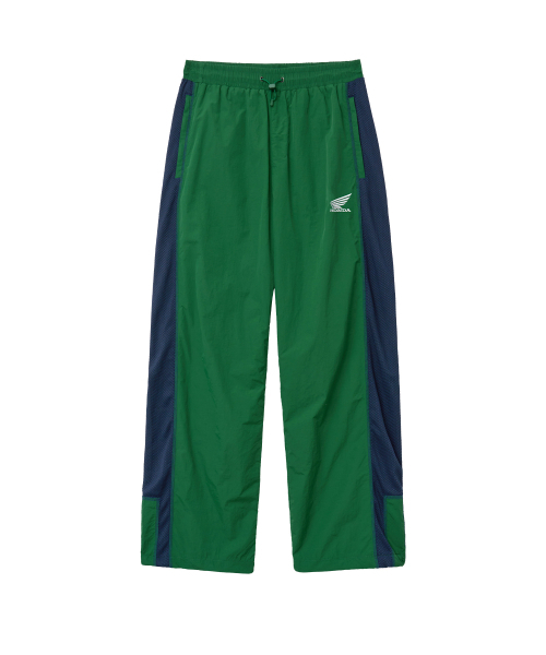 PHYPS MOTORCYCLE(フィップスモーターサイクル)の「Nylon Mesh Block Pants Green(スウェットパンツ・レディース・その他・LARGE/X-LARGE/MEDIUM/SMALL)」の4枚目の写真
