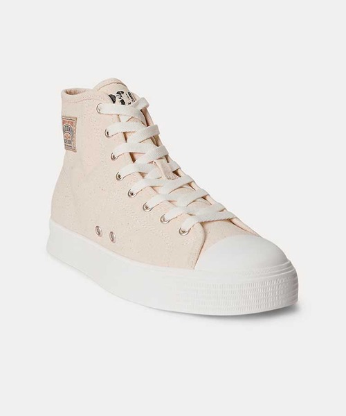 POLO RALPH LAUREN(ポロ ラルフ ローレン)の「ポロ ラルフ ローレン AYERS MID エアーズ ミッド スニーカー(スニーカー・メンズ・ブラック/ホワイト・80/90/100)」の11枚目の写真