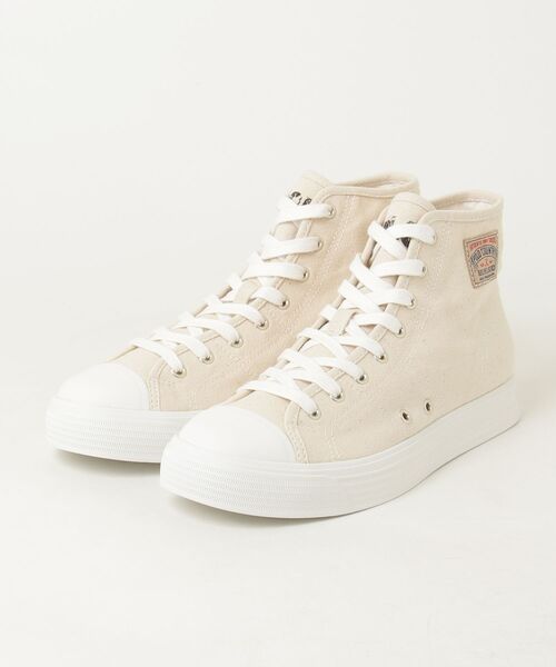 POLO RALPH LAUREN(ポロ ラルフ ローレン)の「ポロ ラルフ ローレン AYERS MID エアーズ ミッド スニーカー(スニーカー・メンズ・ブラック/ホワイト・80/90/100)」の8枚目の写真