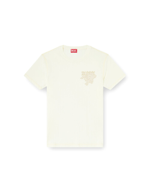 DIESEL(ディーゼル)の「メンズ Tシャツ T-ADJUST-NOTCH(Tシャツ/カットソー・メンズ・ホワイト系その他/グレー系その他・LARGE/MEDIUM/X-LARGE/X-SMALL/XX-LARGE/SMALL/XXX-LARGE)」の6枚目の写真