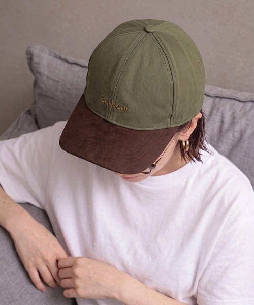 Barbour(バブアー)の「【Barbour】barbour langdale cap(キャップ・メンズ・オリーブ/ライトブラウン・FREE)」の8枚目の写真