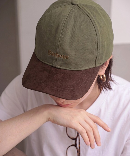 Barbour(バブアー)の「【Barbour】barbour langdale cap(キャップ・メンズ・オリーブ/ライトブラウン・FREE)」の7枚目の写真
