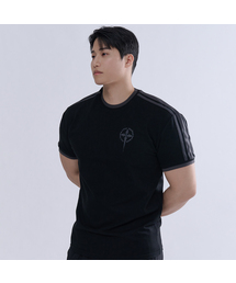 NINEZ（ナインゼット）の「ツートンリップサッカーヘビーメッシュマッスルフィットTシャツ (3color)（Tシャツ/カットソー）」