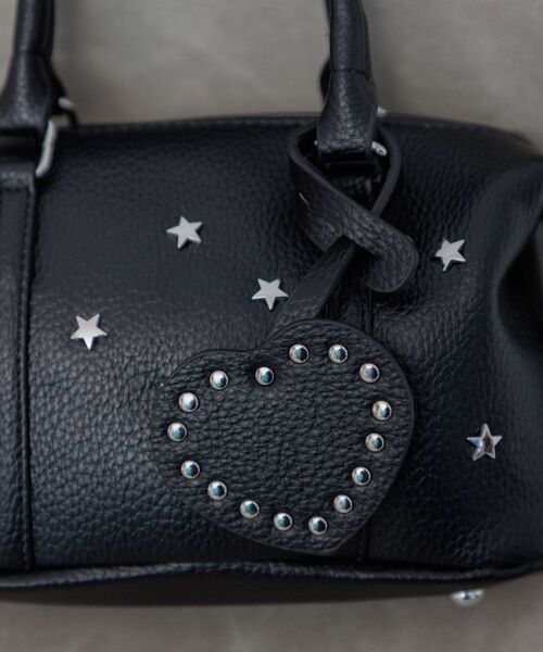ems excite（エムズエキサイト）の「スタッズミニボストンBAG（ショルダーバッグ・レディース・ブルー/アイボリー/ブラック・ONE SIZE）」の14枚目の写真