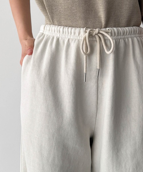 CANAL JEAN(キャナルジーン)の「Lakey Park ピグメントスウェットパンツ(スウェットパンツ・レディース・サックスブルー/ベージュ・ONE SIZE)」の12枚目の写真